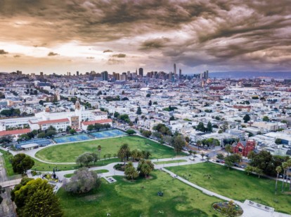 Dolores Park, SF, CA. by Andrew Elefant
