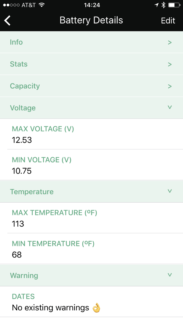 Battery Health & Aircraft Stats